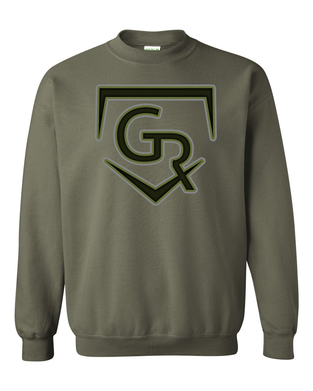 Renegade Green (gray logo outline)