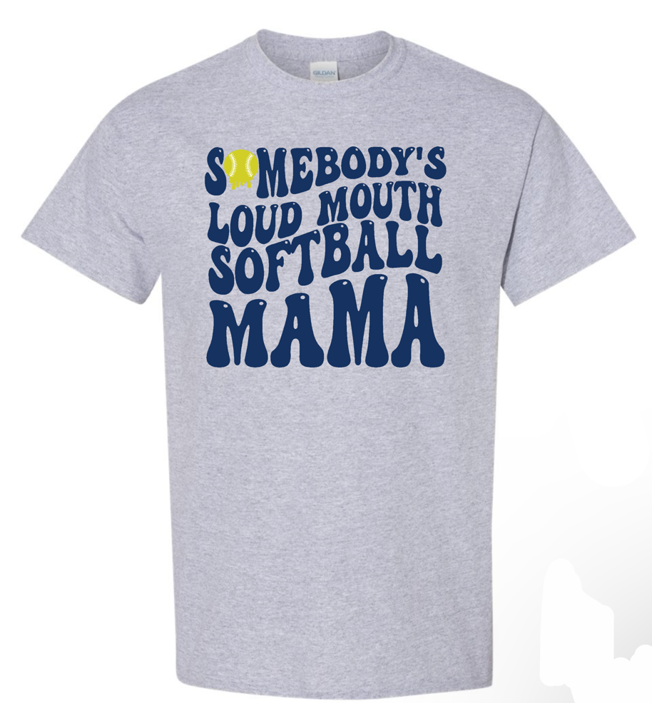 JHS Softball - Loud Mouth Softball Mama