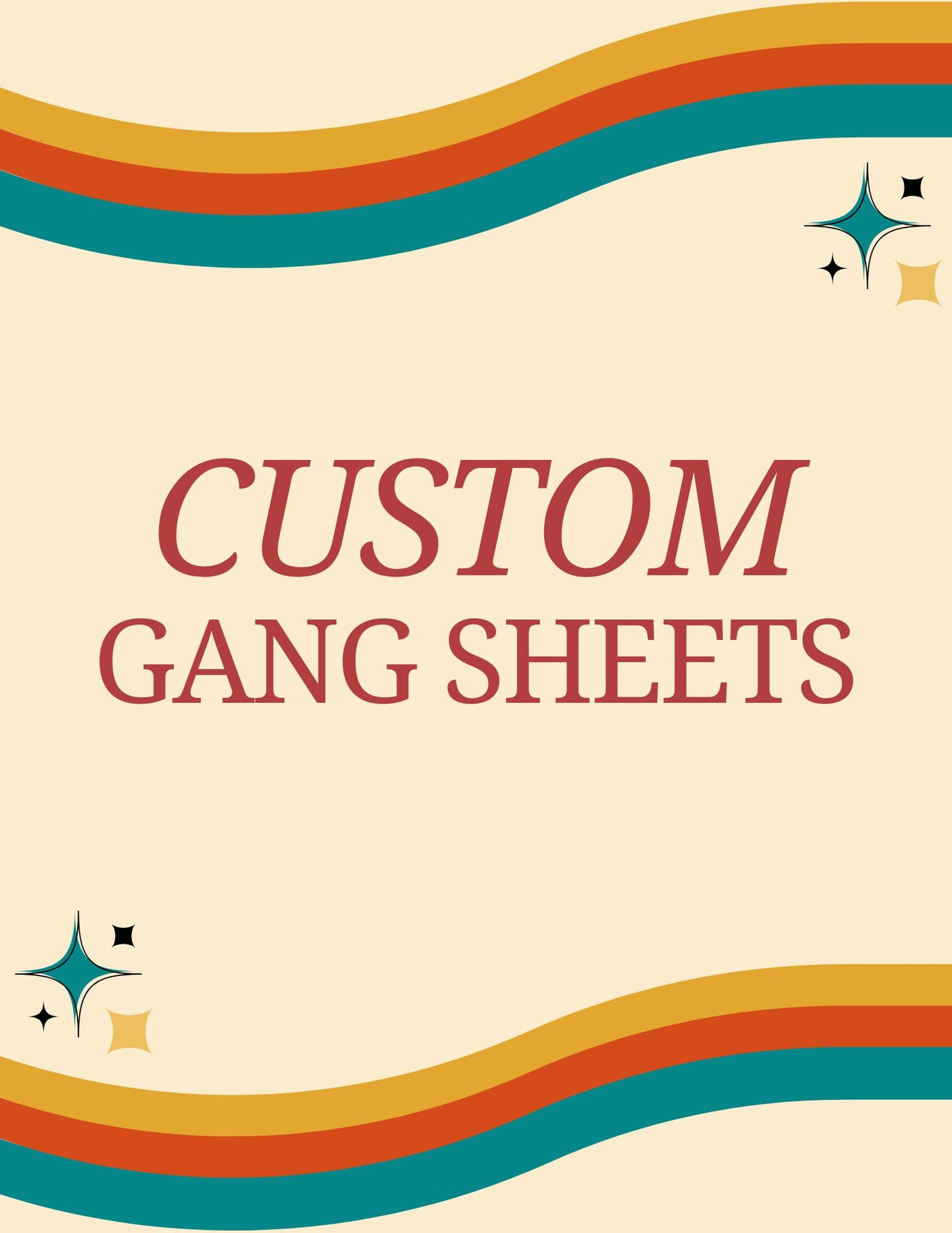 Custom DTF Gang Sheet
