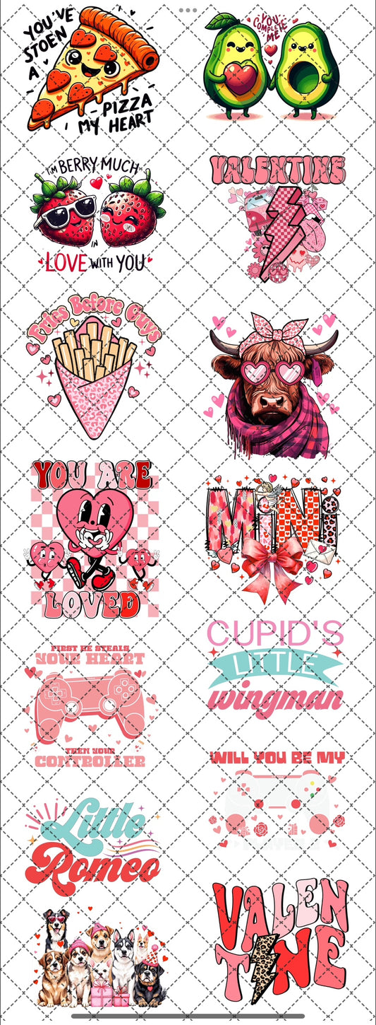Valentines Day 60” Gang Sheet - Kids