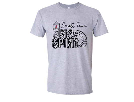 Small Town - Big Spirit (Black Outline)